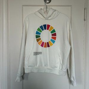 Pangaia x UN SDGs Hoodie Sweatshirt Off White XS